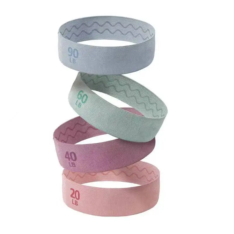 Fabric Elastic Resistance Bands for Yoga, Pilates, and Home Workouts