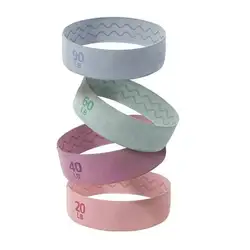 Fabric Elastic Resistance Bands for Yoga, Pilates, and Home Workouts (4pcs)