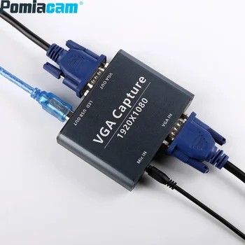 VGA 디지털 컨버터 비디오 캡처 카드 3.0, VGA to USB 어댑터, USB 2.0 호환 비디오 녹음기, 1080P VGA 루프 출력
