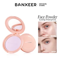 BANXEER Face Setting Powder Cloudy Velvet Mist Setting Powder Long-Lasting Natural Poreless Waterproof Oil-Control Face Makeup