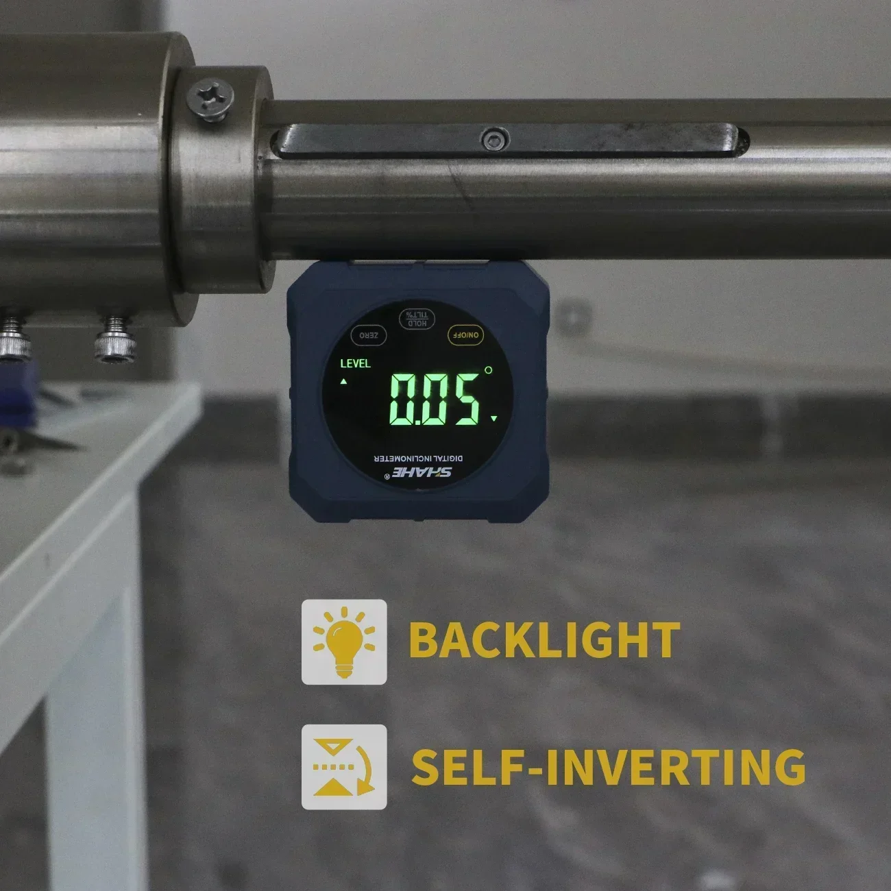 SHAHE Touch Control Digital Angle Finder Gauge Magnetic Protractor Inclinometer Table Saw Angle Gauge Level Cube Box 5