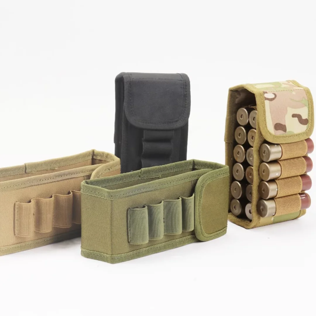 

MOLLE Outdoor Shotgun Hunting 16-hole 12GA Ammo Bag Waist Hanging Tactical Shotgun Bag