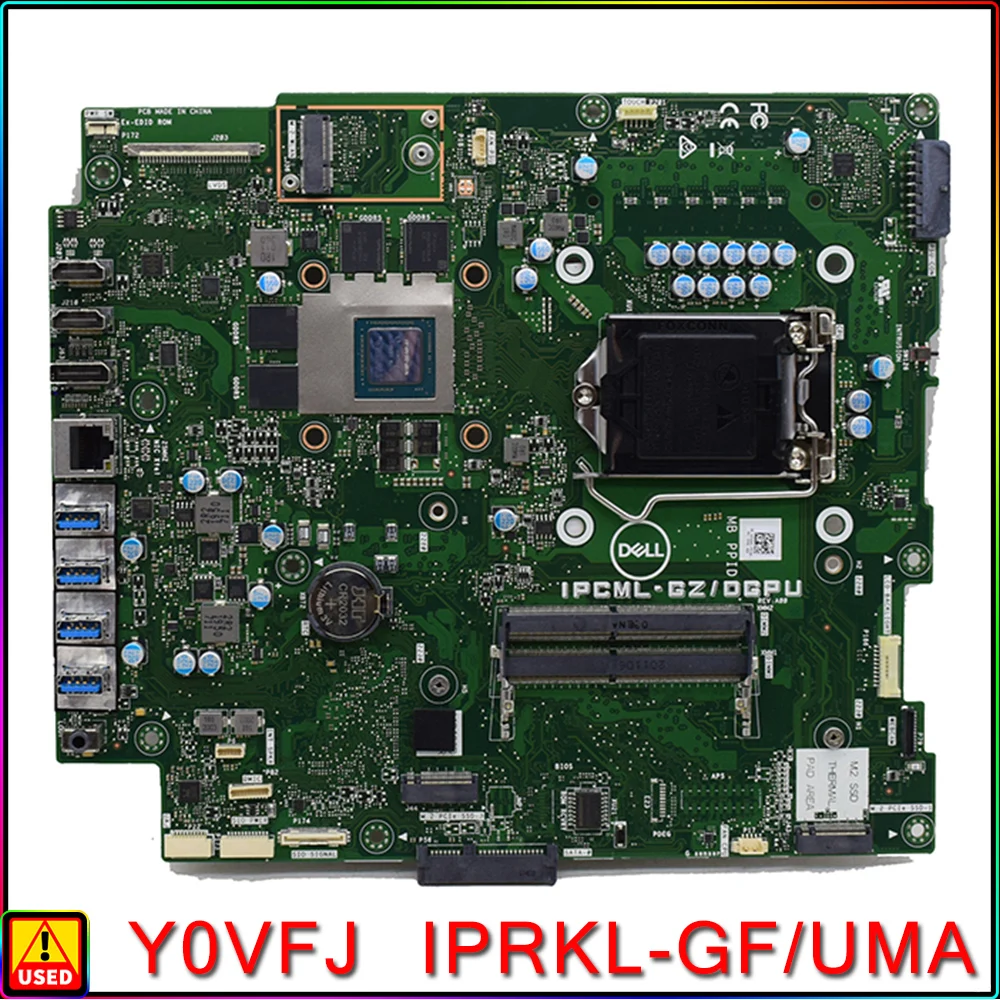 Scheda Madre Desktop Funzionante Testata Al 100% Per Dell 7490 Aio All-In-One Machine Y0Vfj Iprkl-Gf/Uma Scheda Madre Unica Uma 0Y0Vfj