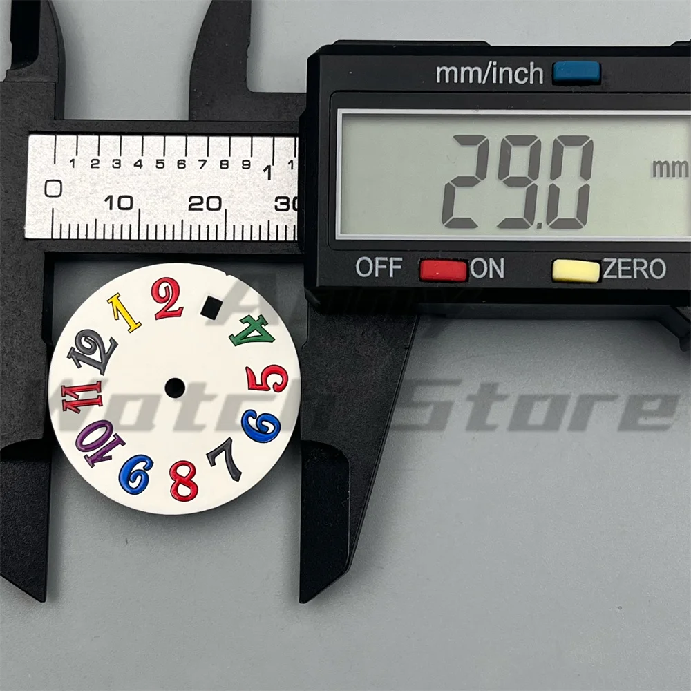 Black and White 29mm Watch Dial