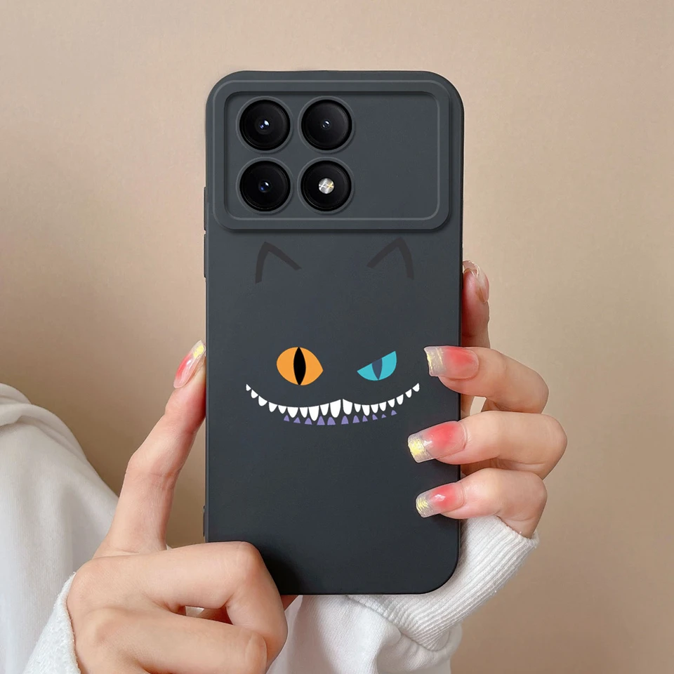 Lovely Cat Liquid Back Cover Case Coque
