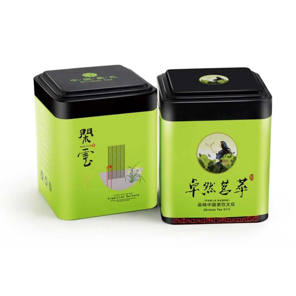 Aluminum Sugar Solid Sealed Canister Kitchen Storage Tea Box Coffee Jar Airtight Container Tea Caddies