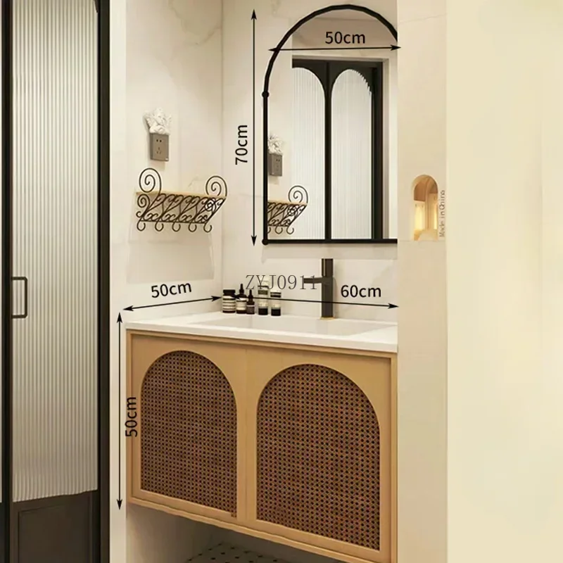 Closed Storage Toilet Cabinet Closet Multifunction Home Furniture Corner Sink Base Space Saving Armoire Interruptor Inteligente