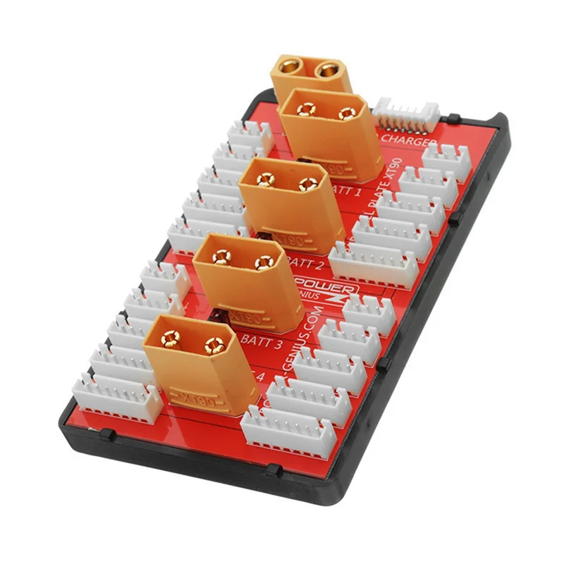 Y22A-PG 병렬 충전 보드 XT90 Lipo 배터리 Forrc 모델 2-8S는 4개의 배터리를 동시에 충전하는 데 지원합니다.
