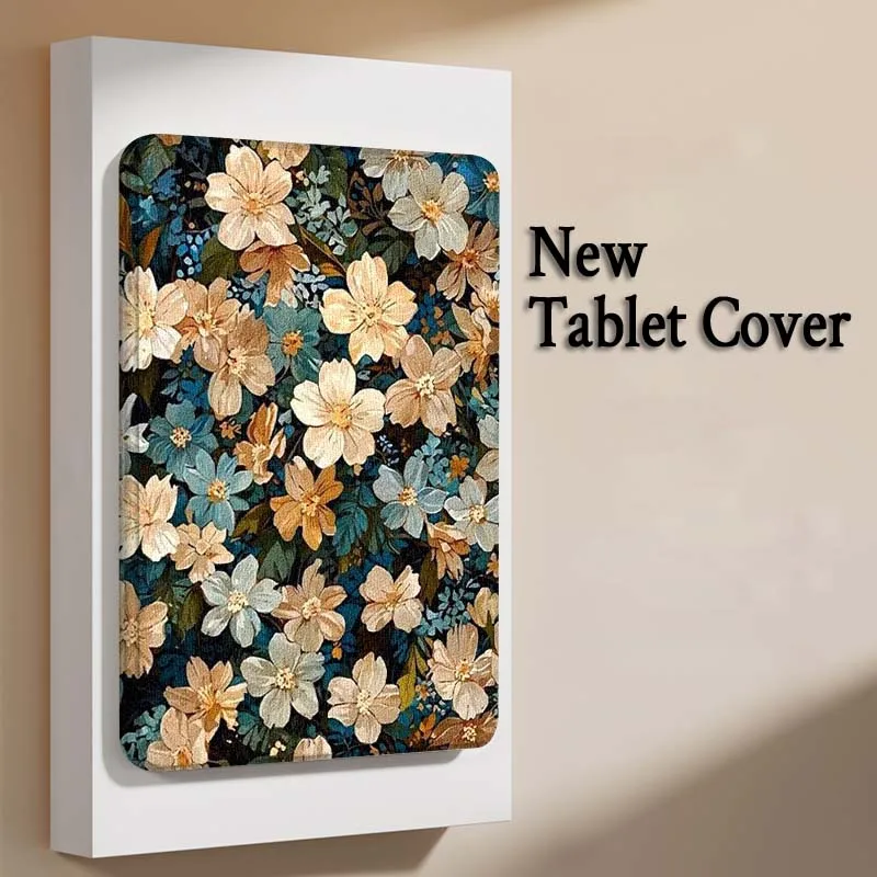 Elegant Rose Flower Art Tablet Case