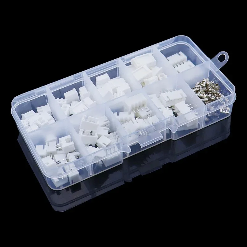 wire connector terminals 230 Pcs XH2.54 2p 3p 4p 5pin 2.54mm Pitch Terminal Male And Female Housing Kit