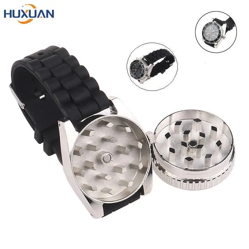 Portable1PCWatchGrinderZincAlloyHerbSpiceTobaccoGrinder