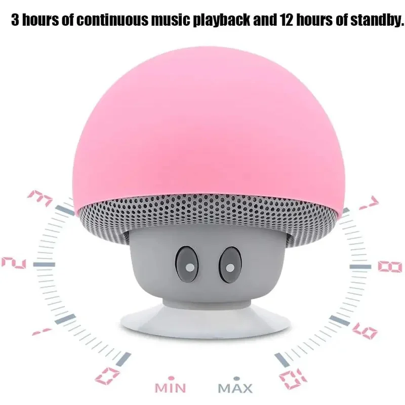 2026 High Quality Wireless Bluetooth Speaker 30ft Wireless Range  Subwoofer With Suction CupSuitable for Cycling Picnic Outdoor