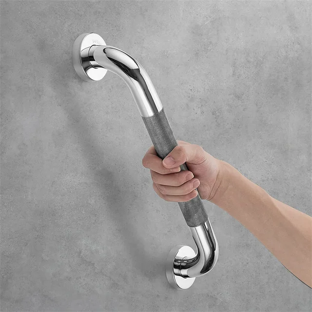 Bathroom Tub Toilet Handrail Grab Bar Stainless Steel 400/500mm Anti Slip Shower Safety Support Handle Towel Rack 1