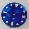 Blue dial