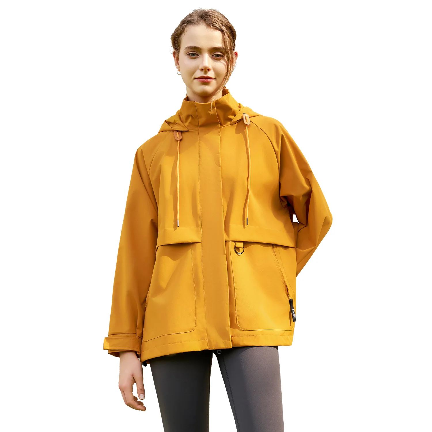 Mermaid Curve Autumn and Winter Rush Clothes Water-repellent Woven Loose Three-in-One Outdoor Mountaineering Jacket