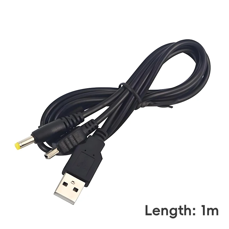 ตัวเลือกสินค้า สายชาร์จ USB 2 in 1 สำหรับเกมคอนโซล PSP และอุปกรณ์อื่นๆ