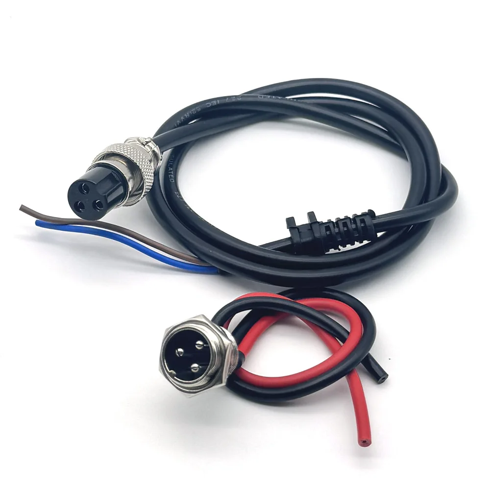 Electric Bicycle Charging Head with Lithium Battery Output Line, 60V 10A Charger Plug Socket