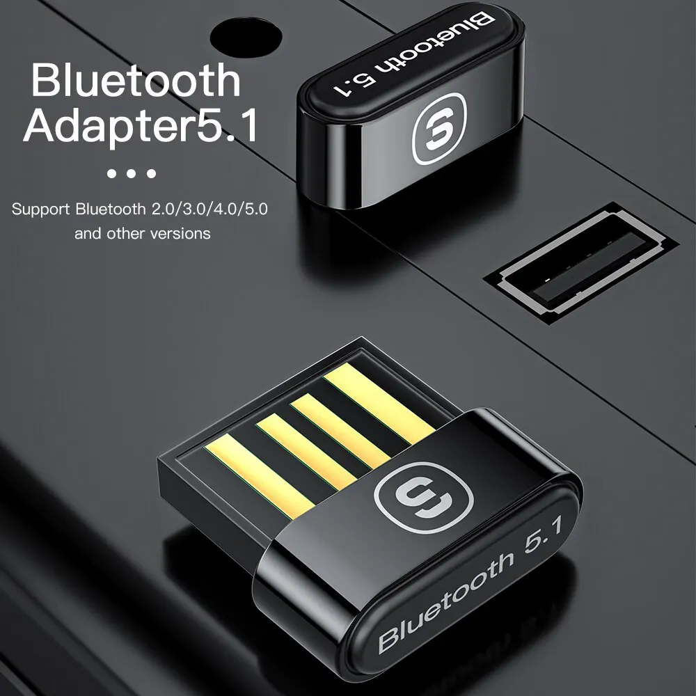 Essager USB Bluetooth 5.1 Adapter Receiver BT5.0 Dongle for PC Wireless Mouse Bluetooth Earphone Headset Speaker Laptop Computer usb to type c adapter
