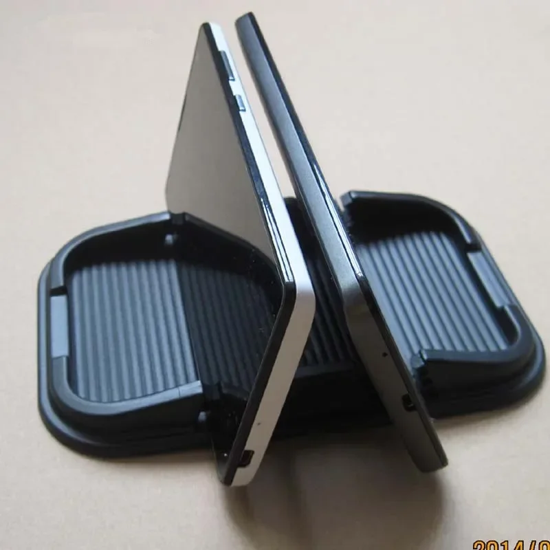 Double card type Silicone Anti-skid Mat Car Dashboard Pad Phone Holder For IPhone Samsung GPS Navigator