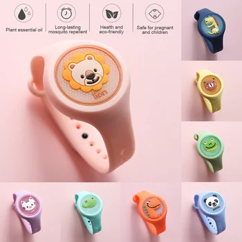 1PC Lightweight Mosquito Repellent Watch for Kids Wearable Mosquito Repeller Bracelet Lightweight Waterproof Wrist Band Bracelet 1