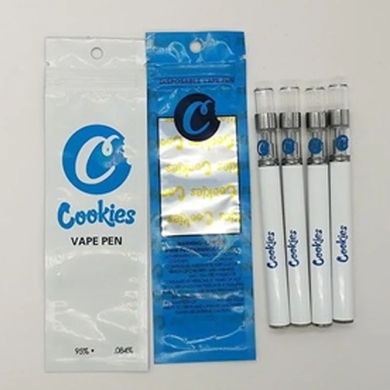 20pcs/lot Cookies Vape Pens Kit 280mAh Vape Battery 0.8ml Empty Ceramic Coil Atomizer custom