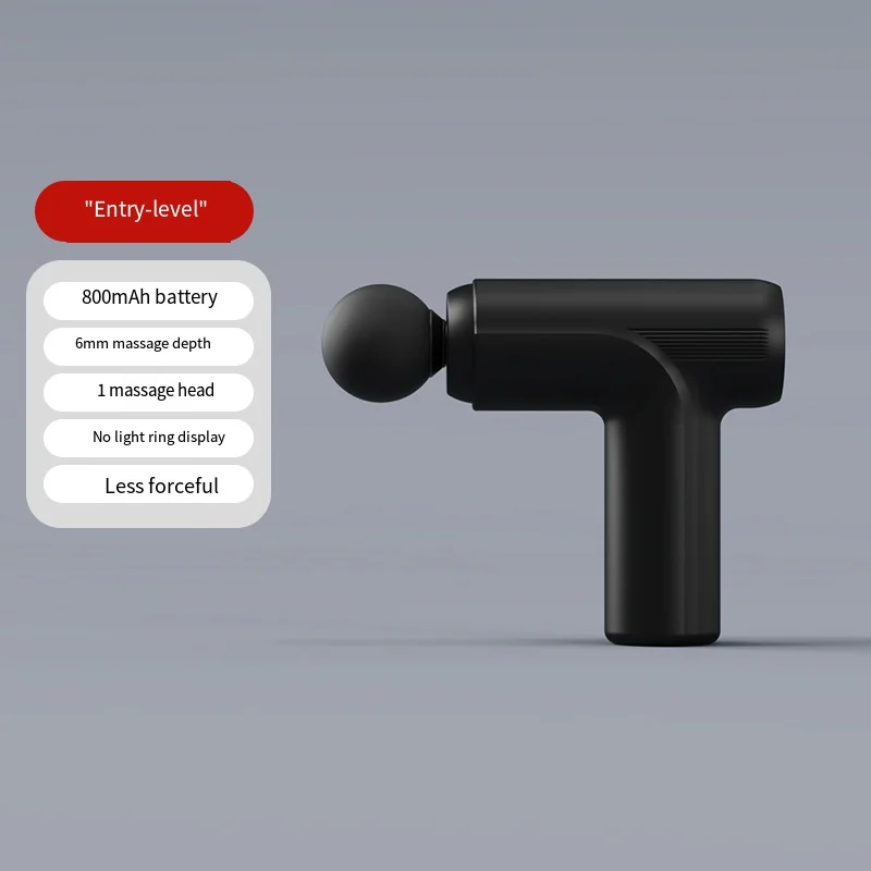 Mini USB Electric Massage Gun Deep Tissue Facial Massgaer 8 Heads Arms Back Leg Muscle Relaxing For Body Back Arm Sport Fitness