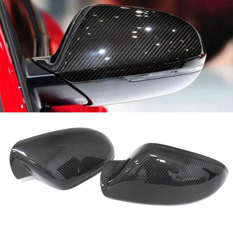 

For audi Series A6 A6L S6 RS6 Carbon fiber Rear view Mirror Cover Side Wing Substitution Rear View Mirror Case Cover 2012-2018