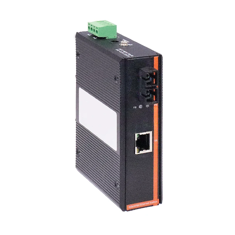 Single-mode dual fiber, SC port Fiber Optic Media Converter 1000Mbps SFP Fiber Switch with SFP Module