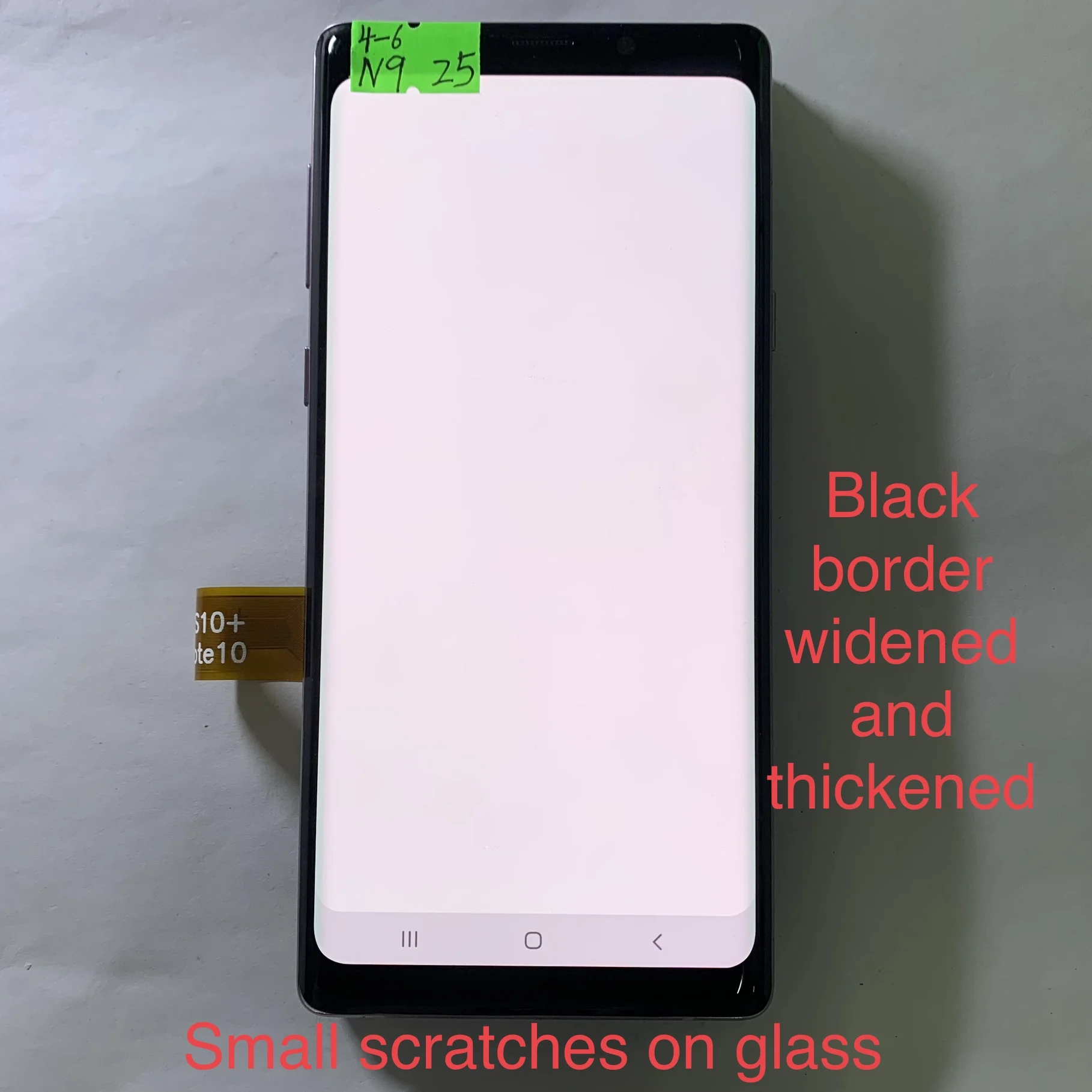 

Normally usable screen Galaxy Note 9 SM-N960 N960F N960D N960U/S LCD display screen assembly