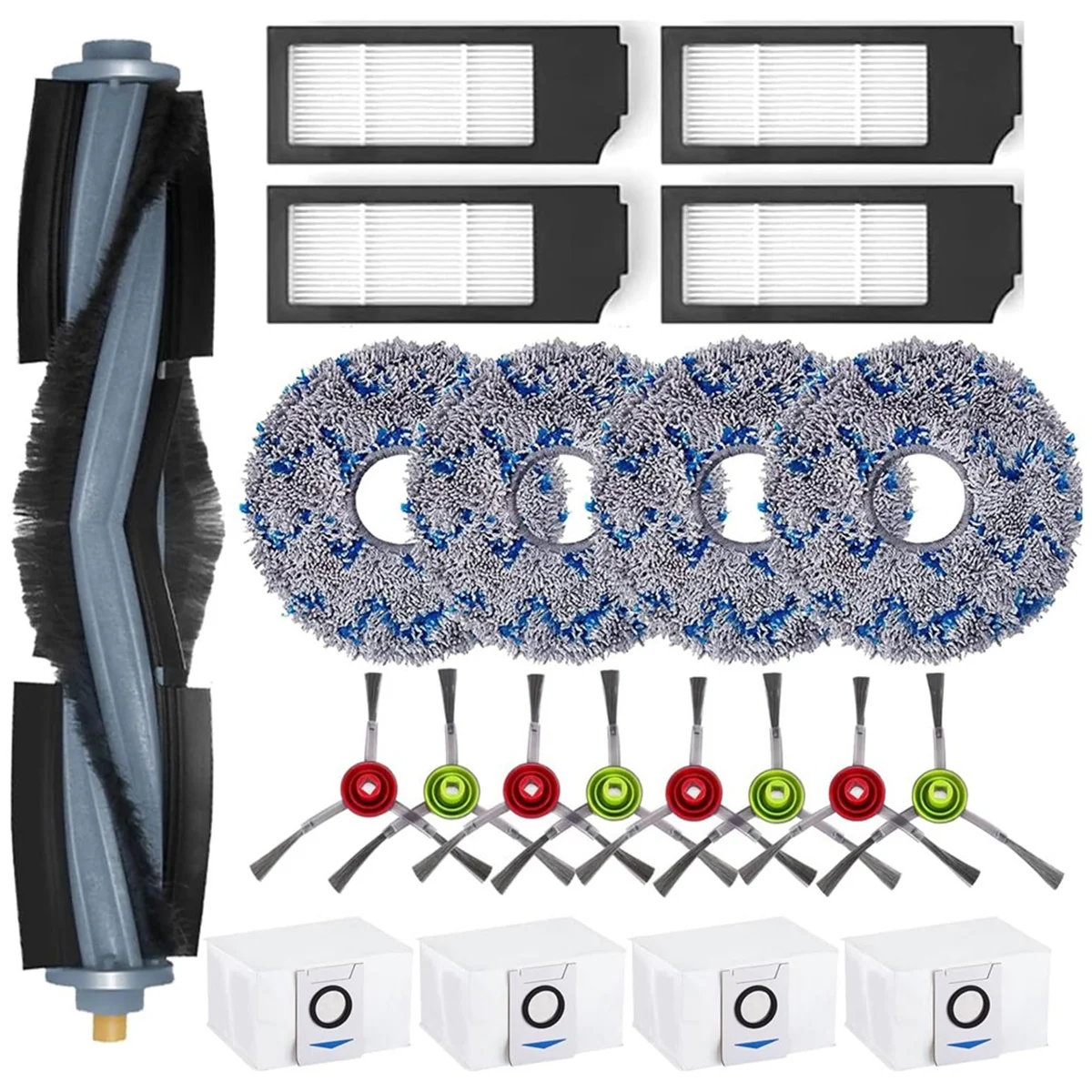 

Запчасти для робота-пылесоса Ecovacs Deebot X1 Omni X1 Turbo, основная боковая щетка, фильтры НЕРА, тряпичная швабра, мешки для пыли