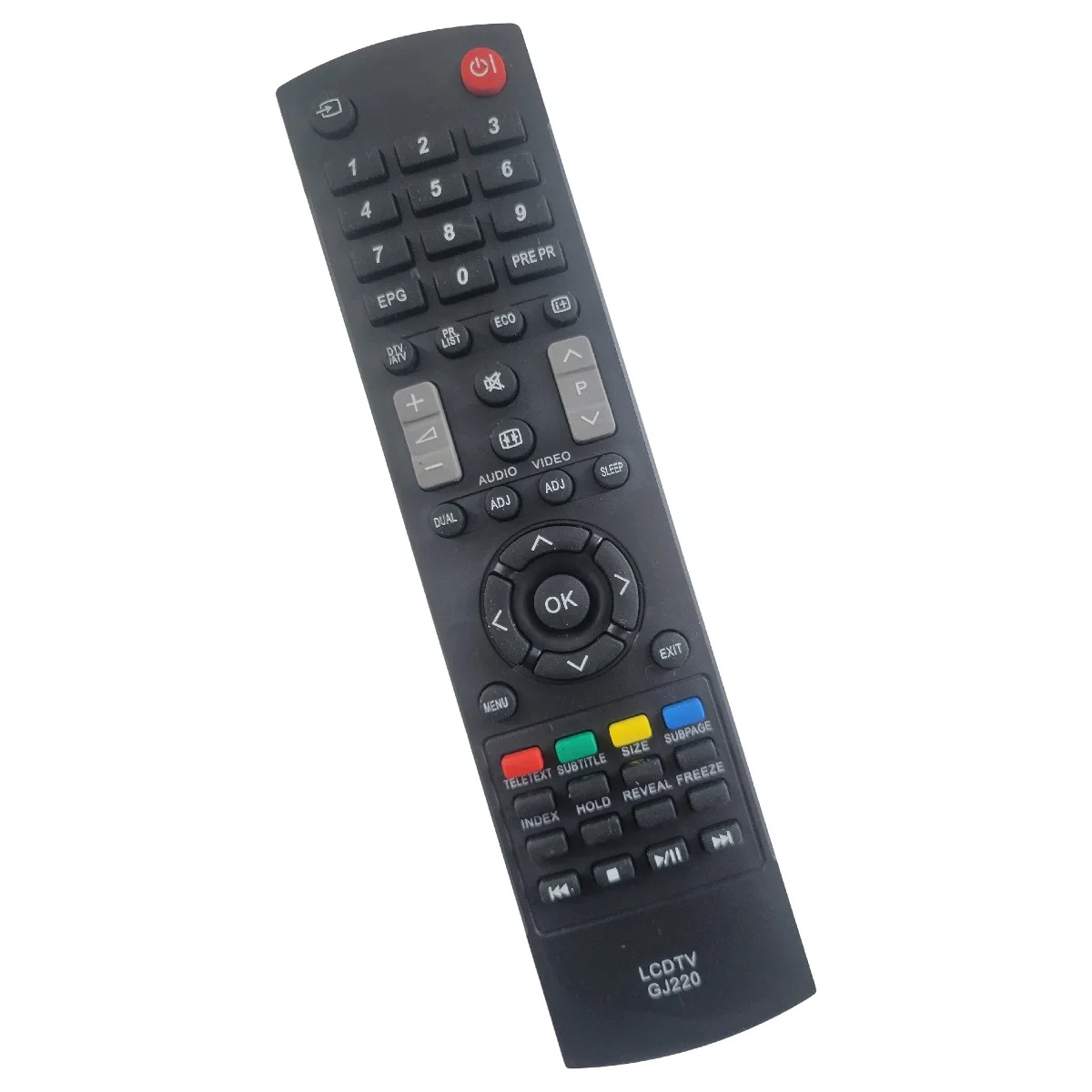 GOUYESHO Telecomando di ricambio GJ220 per Sharp Aquos TV LC-19LE320E-BK LC- 22LE320E-BK LC-32LE320E-BK LC-32LD166K LC-46LD266K LC-50LD264E LC-50LD270E LC-26SH330E LC-32SH30E per telecomando Sharp