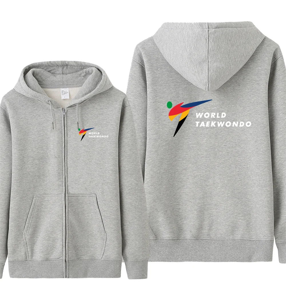 WTF World Taekwondo Federation Hoodies Men Fleece Cool WTF Sweatshirt Hoody Unisex Streetwear 4
