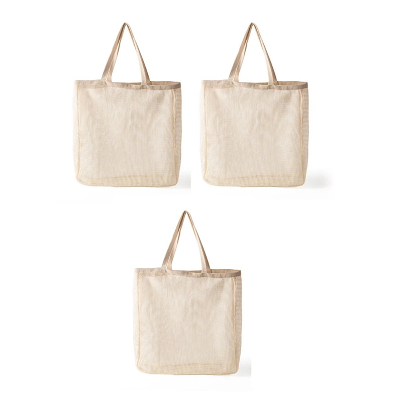 

ASDS-Reusable Shopping Eco-Friendly Bag Portable Organic Cotton Bag Eco Bag Fruit Bag Cotton Mesh Bag Vegetable Net Bag