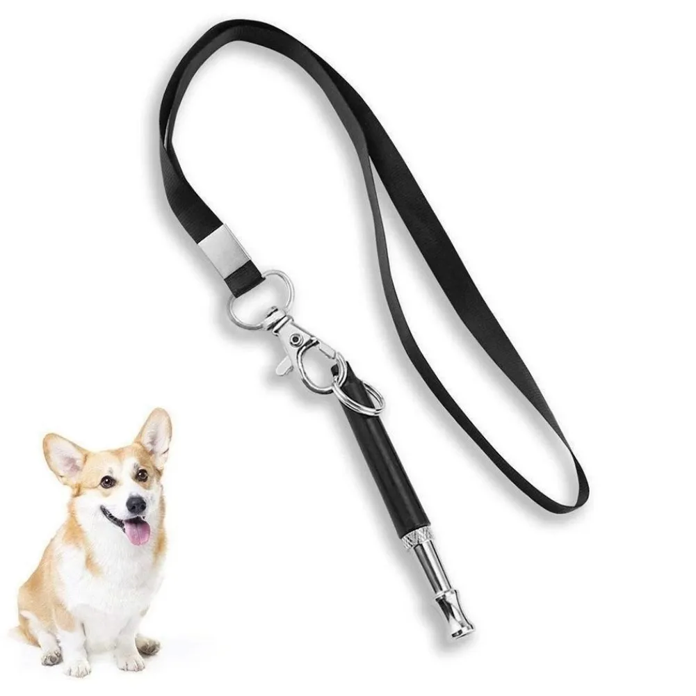 Dog whistle Dog Whistles Ultrasonic Dog Whistles to Stop Barking Silent Ultrasound Training with Lanyard for Training