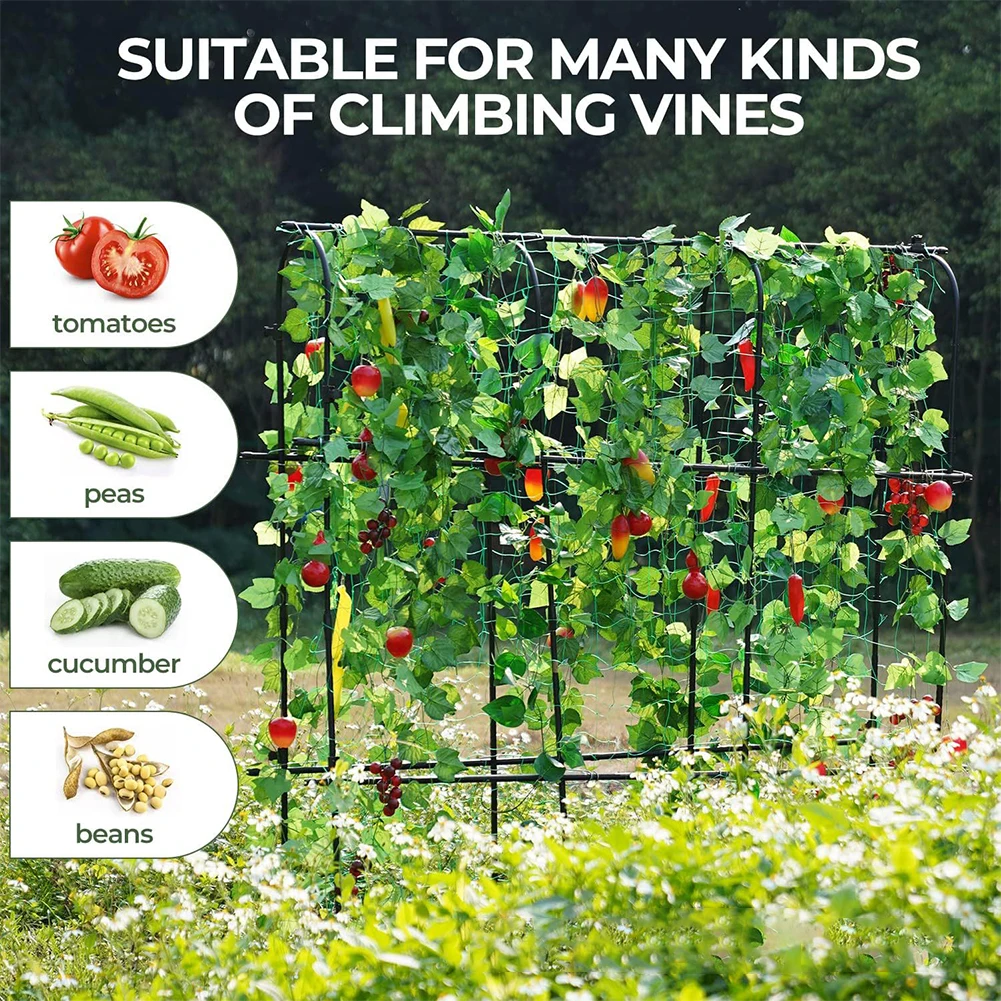 Metal Garden Trellis for Climbing Plants and Vegetables