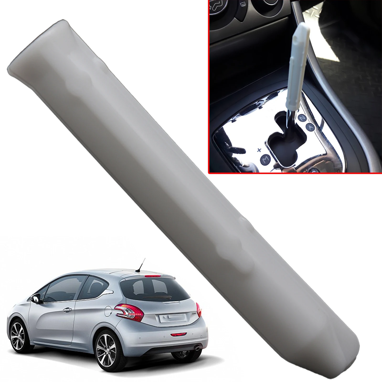 Car Adapter For Peugeot 208 A9 Automatic Gear Knob Stick Shifter Lever