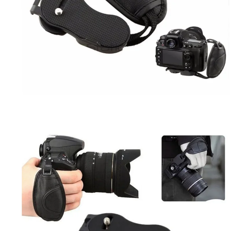 Universal Anti-Slip Oval-Shaped DSLR Camera Wrist Strap - 45g