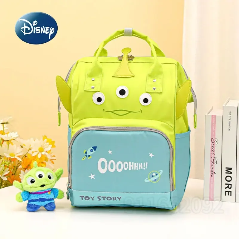 Disney New Diaper Bag Backpack Luxury Brand Original Baby Diaper Bag Cartoon Cute Baby Diaper Bag 3D High Quality Backpack