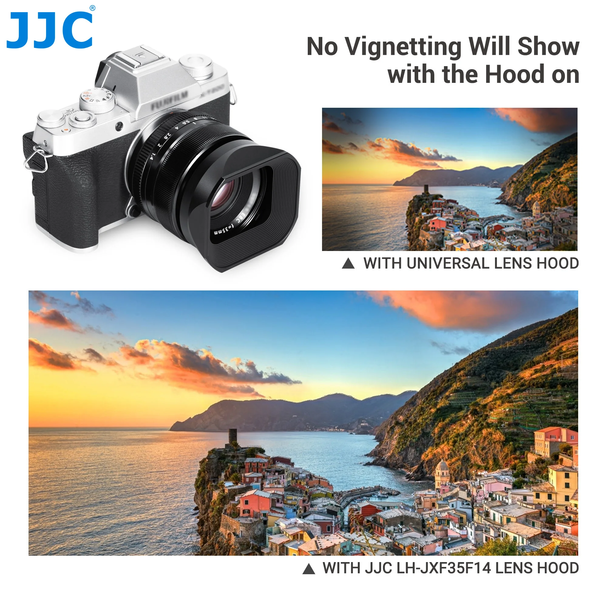 Jjc Metalen Zonnekap Compatibel Met Fujifilm Xf 35Mm F/1.4 R Lens Voor Fuji  Xt5 Xt4 Xt3 Xh2 Xh 2S Xt30ii Xt30 Xe4 Xpro3