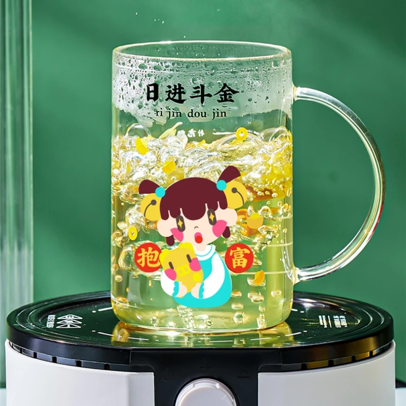 Cute Bunny Glass Cup With Lid Straw Kawaii Coffee Mugs Big Milk Beer Wine  Drinking Glasses Korean Water Juice Cup Drinkware Gift - AliExpress