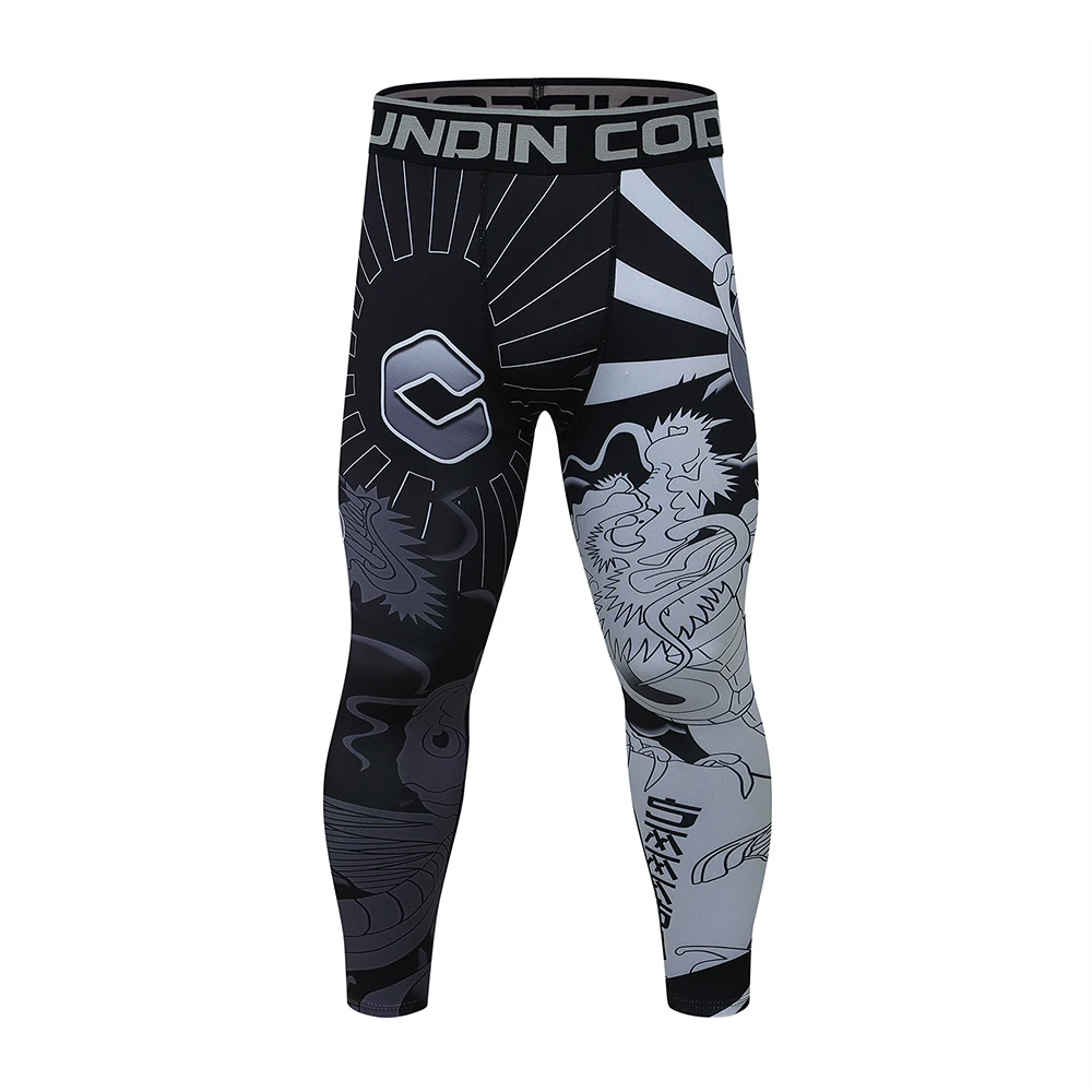 

Cody Lundin Sports Pants for Tall Men Compression Gym Training Leggings Design Your Own Stretch Bodybuilding MMA Boxing Trousers