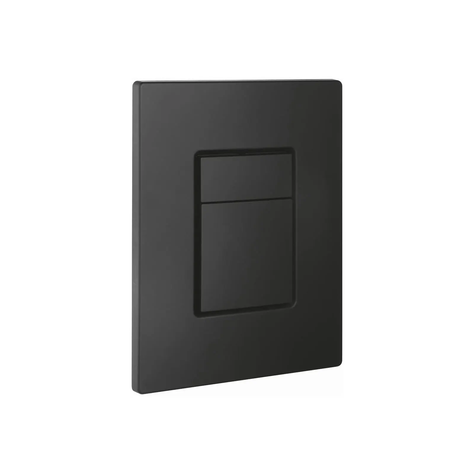 Wall-mounted ABS plastic dual-flush water tank panel button compatible with Grohe matte black toilet flush button