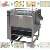New Style Potato Peeling Machine Root Vegetable Peeling Equipment Ginger Yam Peeler Carrot Cleaning Machine 1