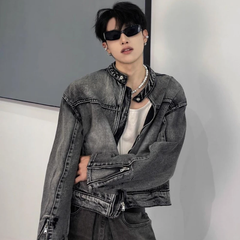 Sutelang Lurryly Blazer Homme Noir - Hommes Automne Et Hiver Tendance Costume Col Simple Deux Boutons Coupe Ajustée Ourlet Rond Poche Petit Costume Veste Décontractée Veste Polaire Homme