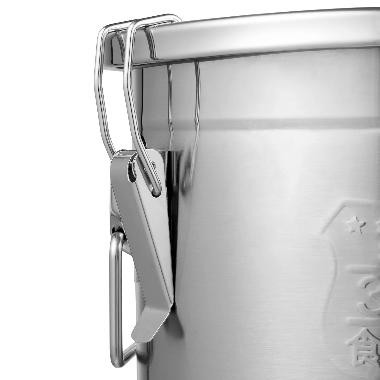 Stainless Steel Cereal Container - 12L Airtight Rice and Oil Storage Bucket