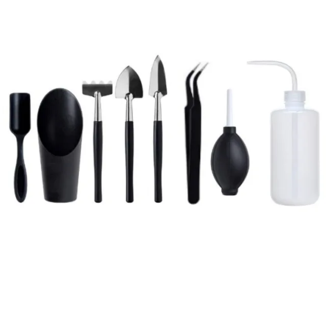 8pcs black