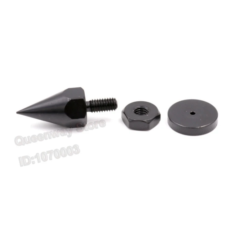 1 Set/4pcs M6 Thread Speaker Spike Amp Turntable Recorder Stand Pad Speaker Spikes Vibration Cone Foot Feet Pad 40mm