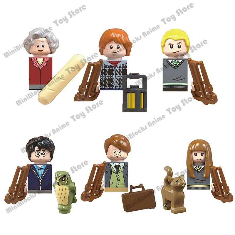 WM6040 WM6041 WM6059 WM6045 Movies Magic World plastic assembly mini action figure building blocks Bricks Toys birthday gifts