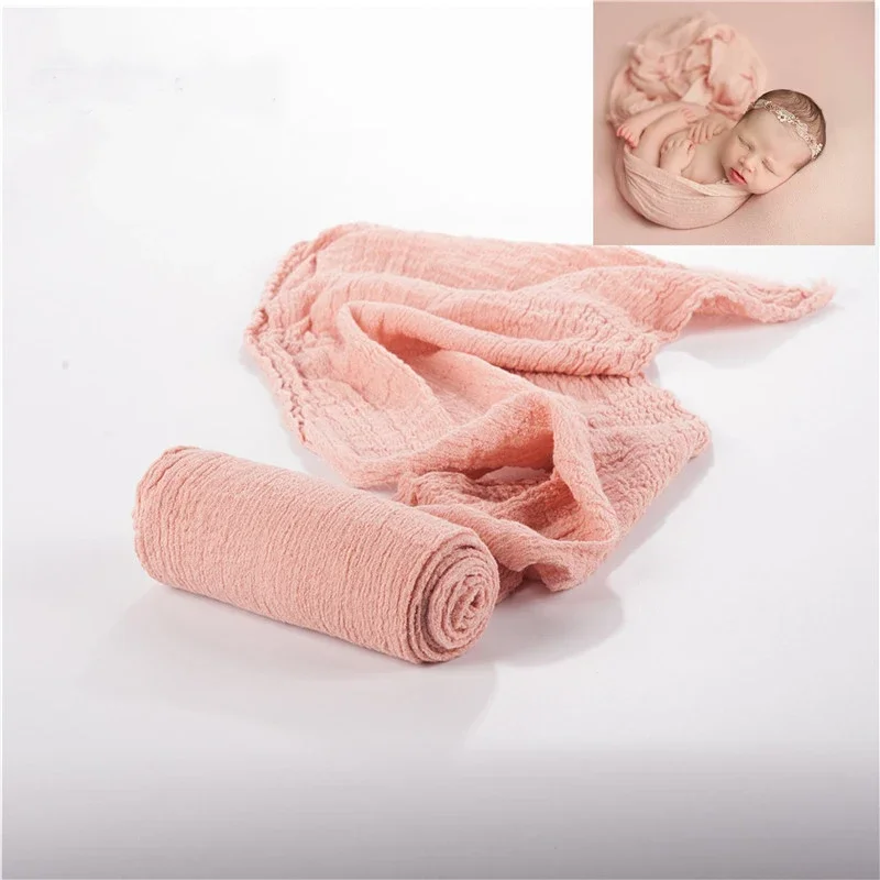 Newborn Photography Props Wrap Baby Blanket Soft Stretchable Cotton Swaddling Photography Backdrop Babies Accessories 4