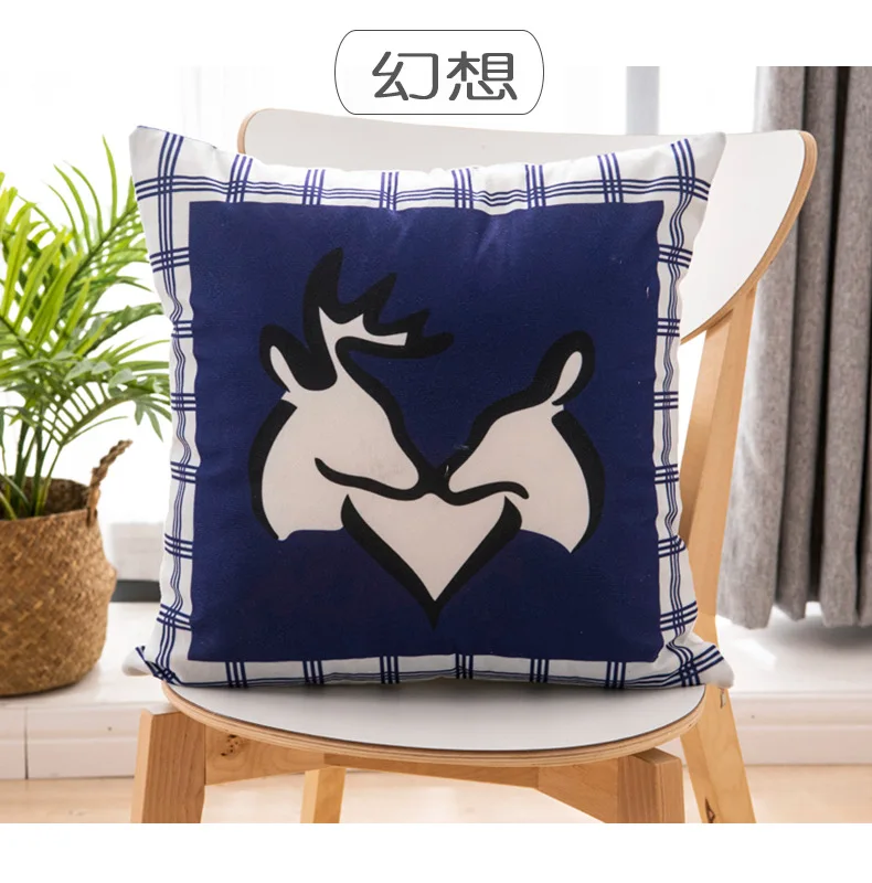 Рисунок 3 - Скандинавская Подушка с мультяшным принтом Ins